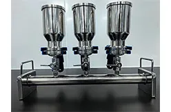 Установка вакуумной фильтрации трехместная с фильтродержателями из нерж. стали 47/50 мм, с колбой 5000 мл